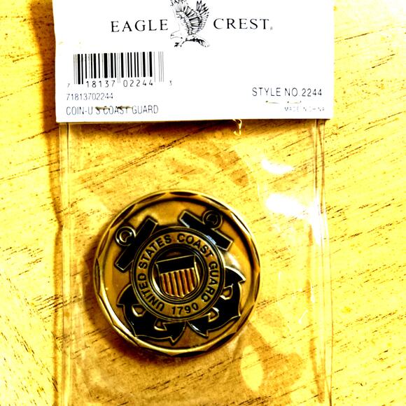 United STATES COAST GUARD "Challenge Coin" TO THE RESCUE Eagle Crest 90 NEW - Picture 2 of 4